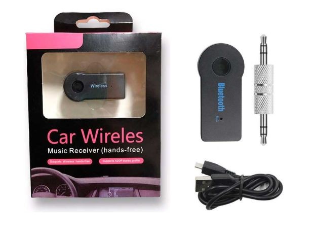 &u+ RECEPTOR BLUETOOTH PLUG 3,5 AUTOMOVIL O EQUIPO